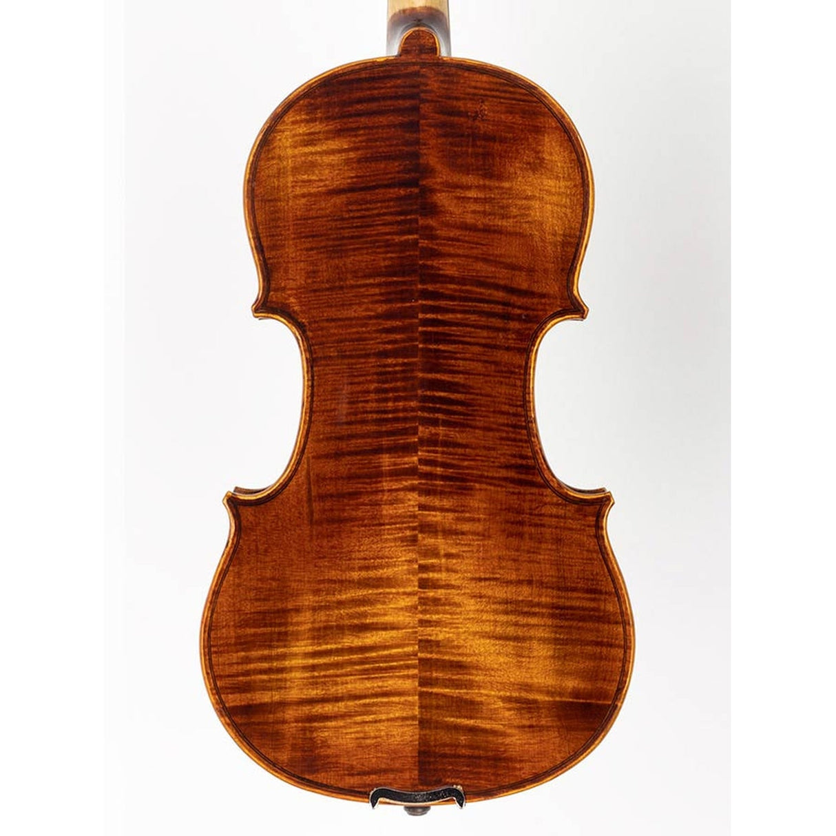 Leonardo LV-5044 viool set 4/4, massief, ebbenhouten fittings, zeer gevlamd esdoorn, incl. luxe koffer en strijksto