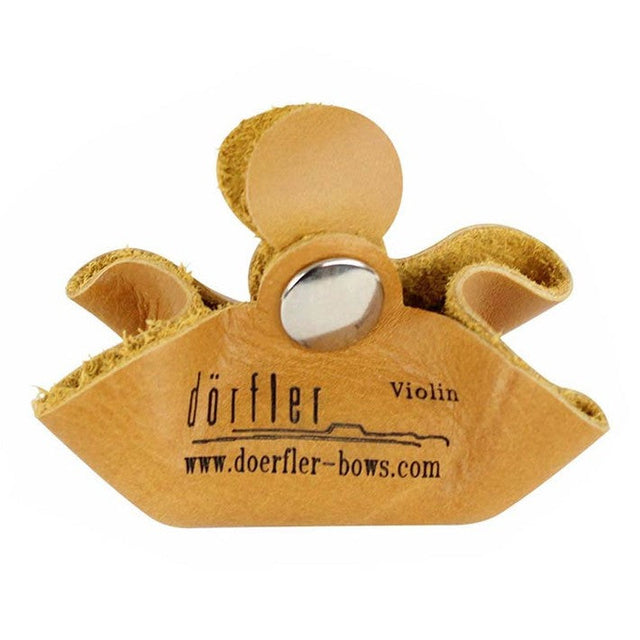 Dörfler DR10300 rosin for violin/viola, in soft coloured leather pouch, various colours